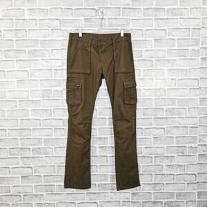 vtg Katherine Hamnett London Multi pocket Cargo Pants brown size Medium